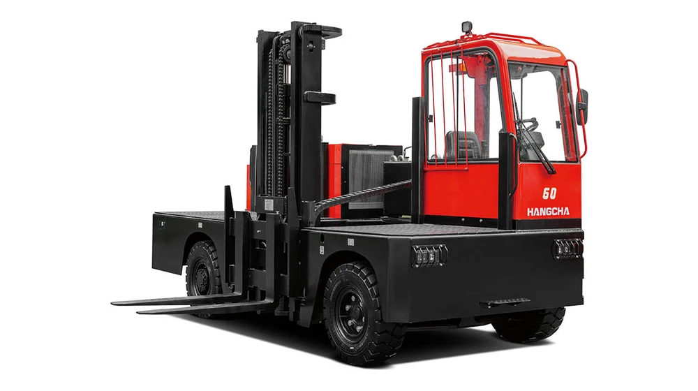 Sideloader forklift